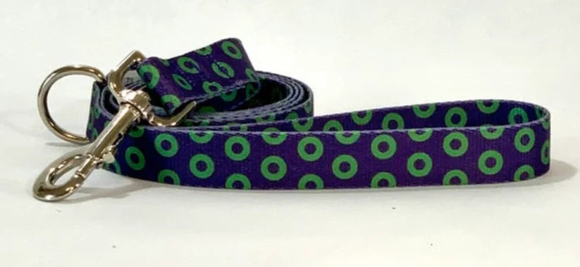 Phish Donut Dog Collar, Leash &/OR Keychain - Purple Green