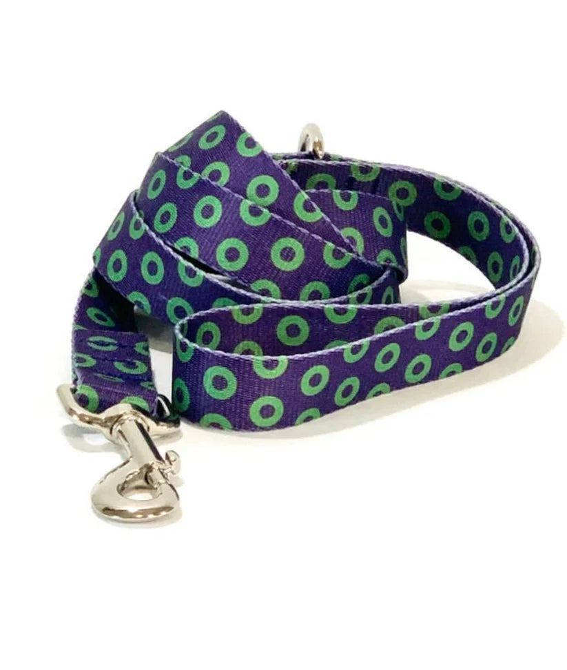 Phish Donut Dog Collar, Leash &/OR Keychain - Purple Green